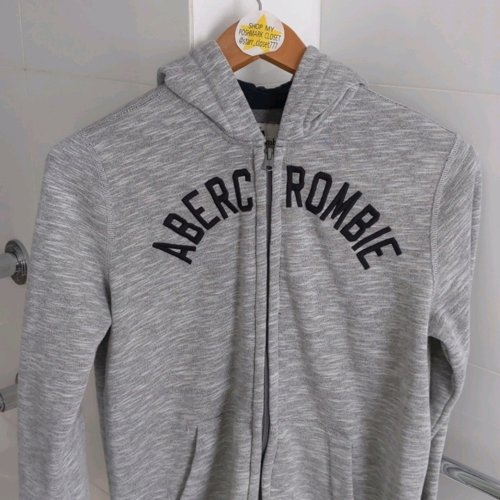 Abercrombie kids BUNDLE Gray zip up hoodie jacket  15/16 size 10, XS tops